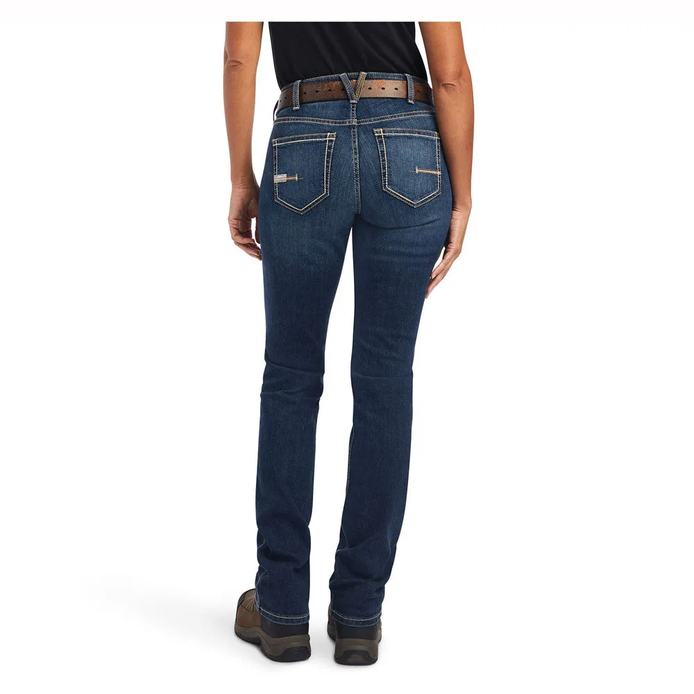 10041068 Ariat Women's Rebar Riveter Perfect Rise Straight Leg Jean - Atlanta