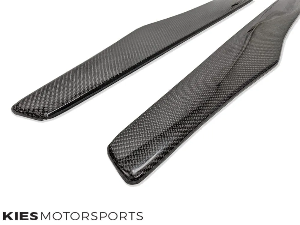 2019-2024 BMW 3 Series (G20) Type V-Type Carbon Fiber Side Skirt Extensions