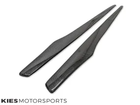 2019-2024 BMW 3 Series (G20) Type V-Type Carbon Fiber Side Skirt Extensions