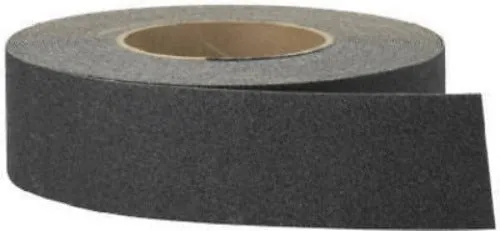 3M 7732 2" x 60' Roll of Black Anti-Slip Stair Tread Tape - Quantity of 1