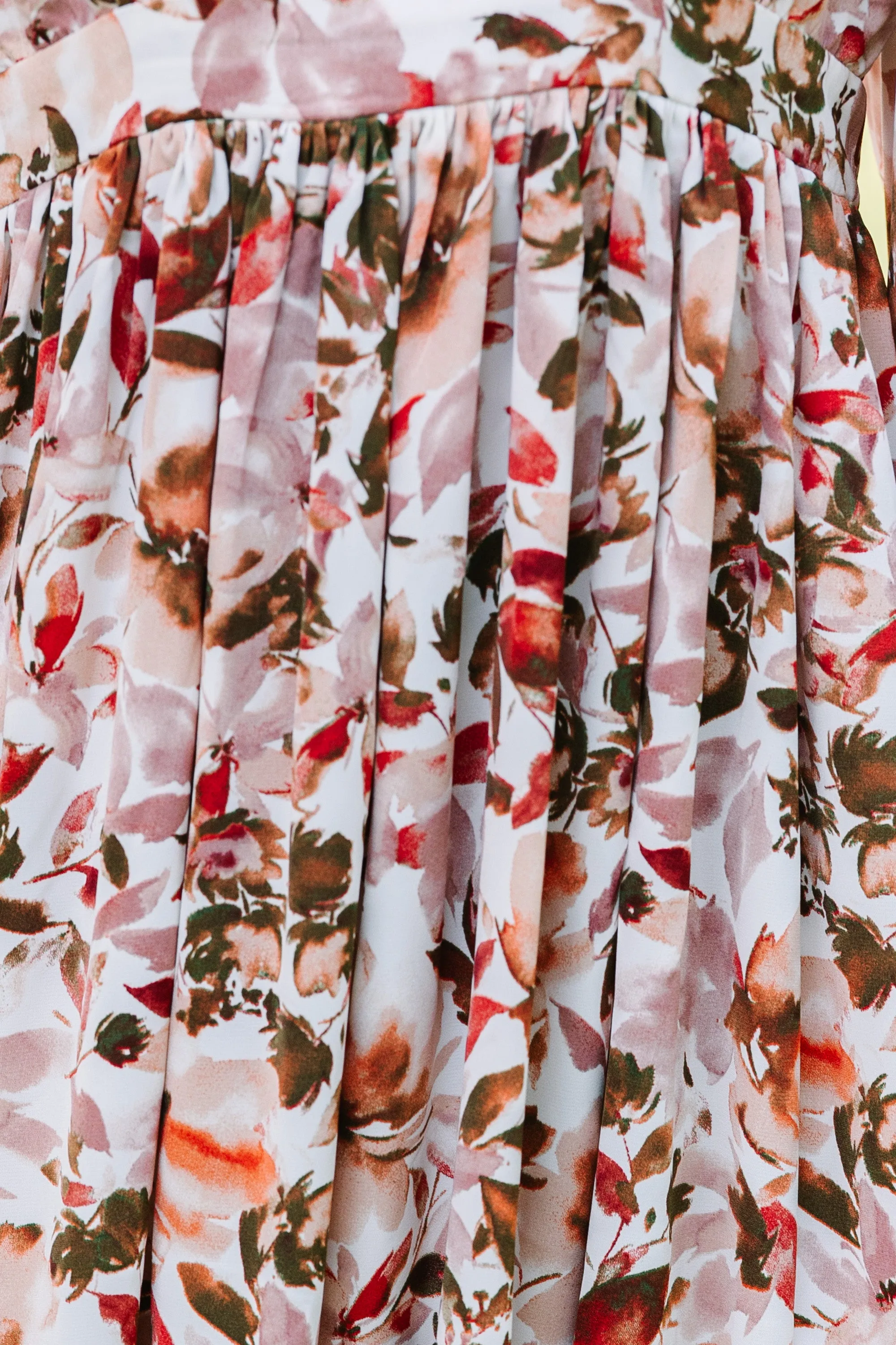 All You Love Ivory White Floral Maxi Dress