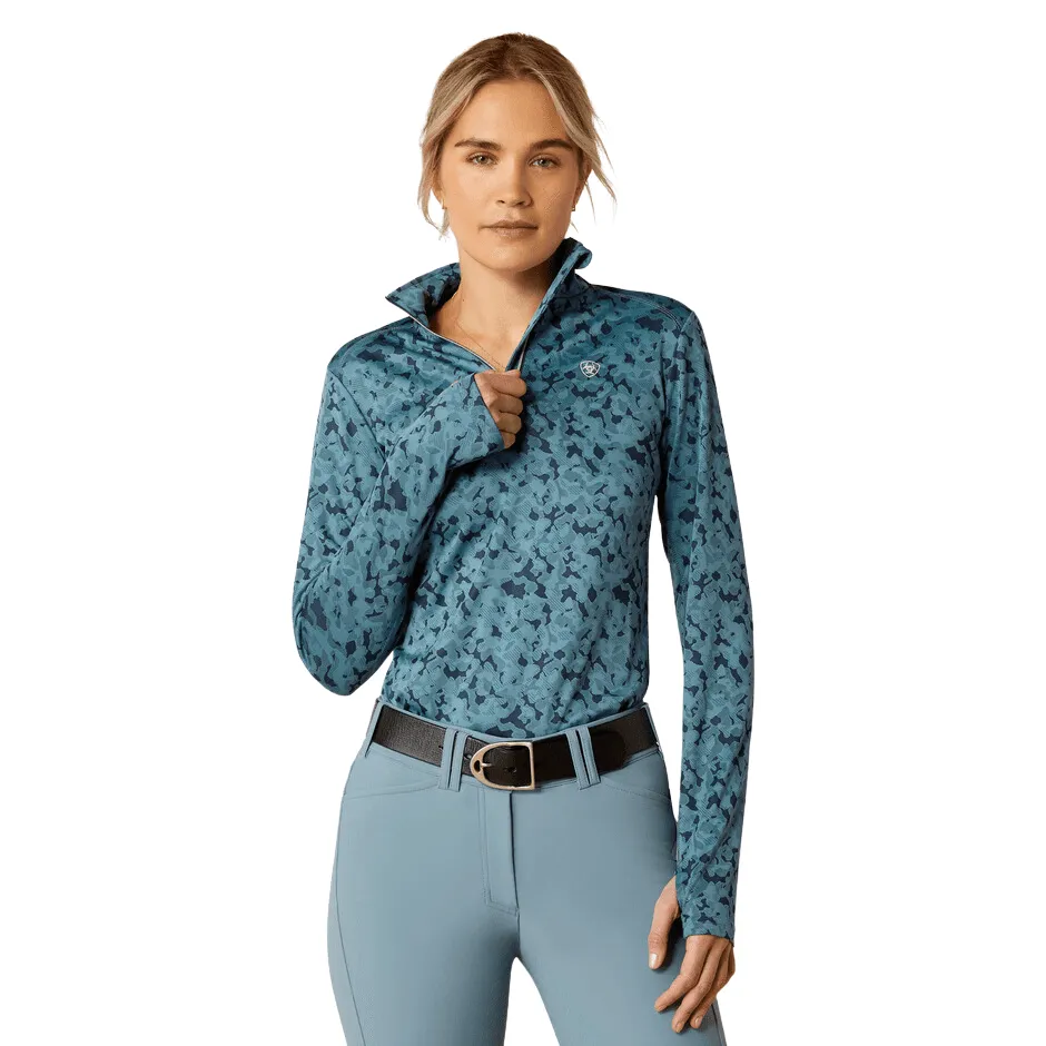 Ariat Prophecy Quarter Zip - Navy Eclipse & Bluestone