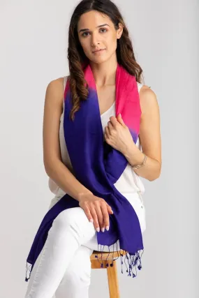 Arielle Summer Ombre Cashmere Pashmina Scarf