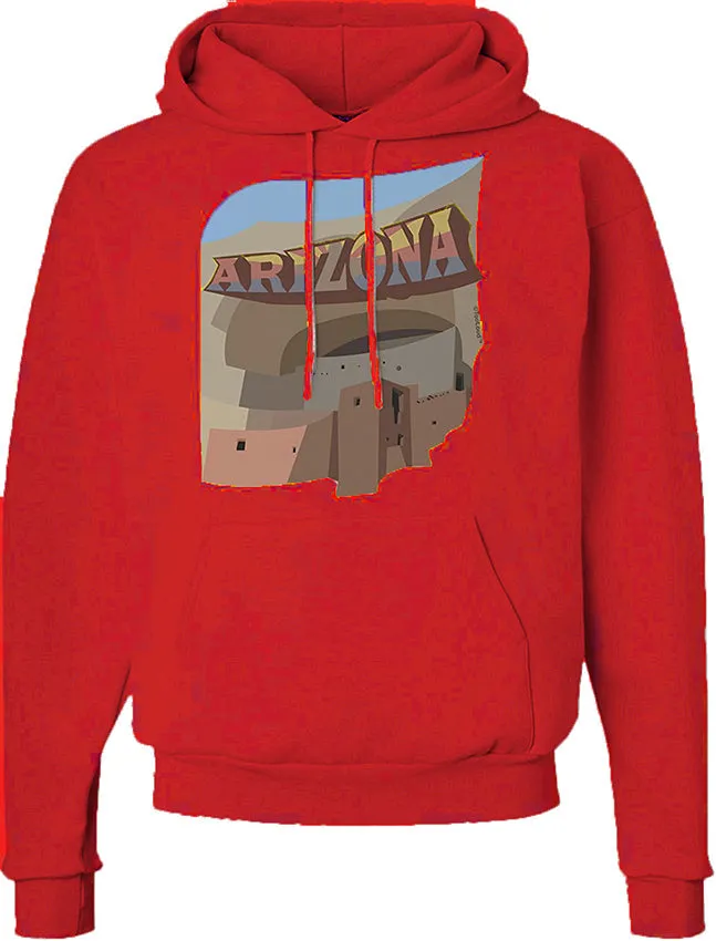 Arizona Montezuma Castle Hoodie Sweatshirt