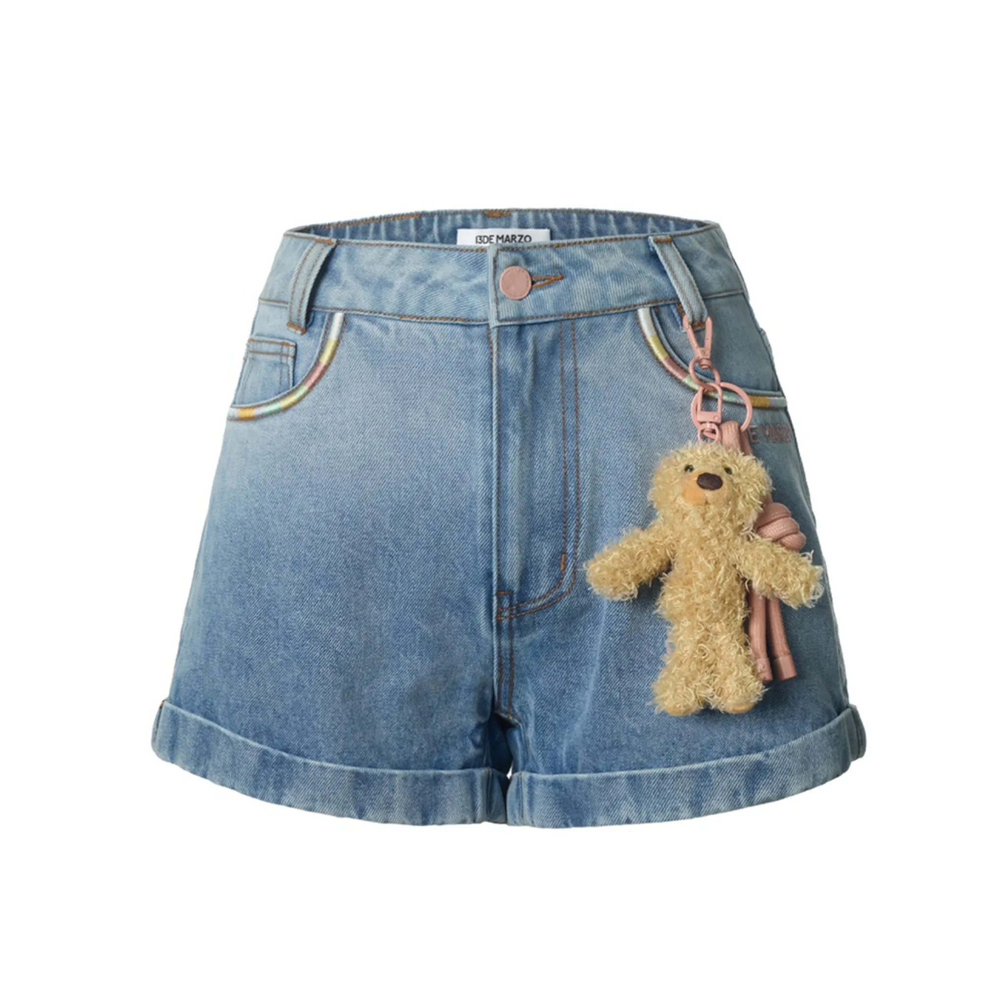 Bear Classic Denim Shorts in Blue