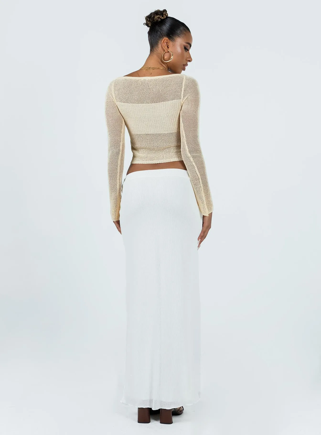 Berkshire Maxi Skirt White