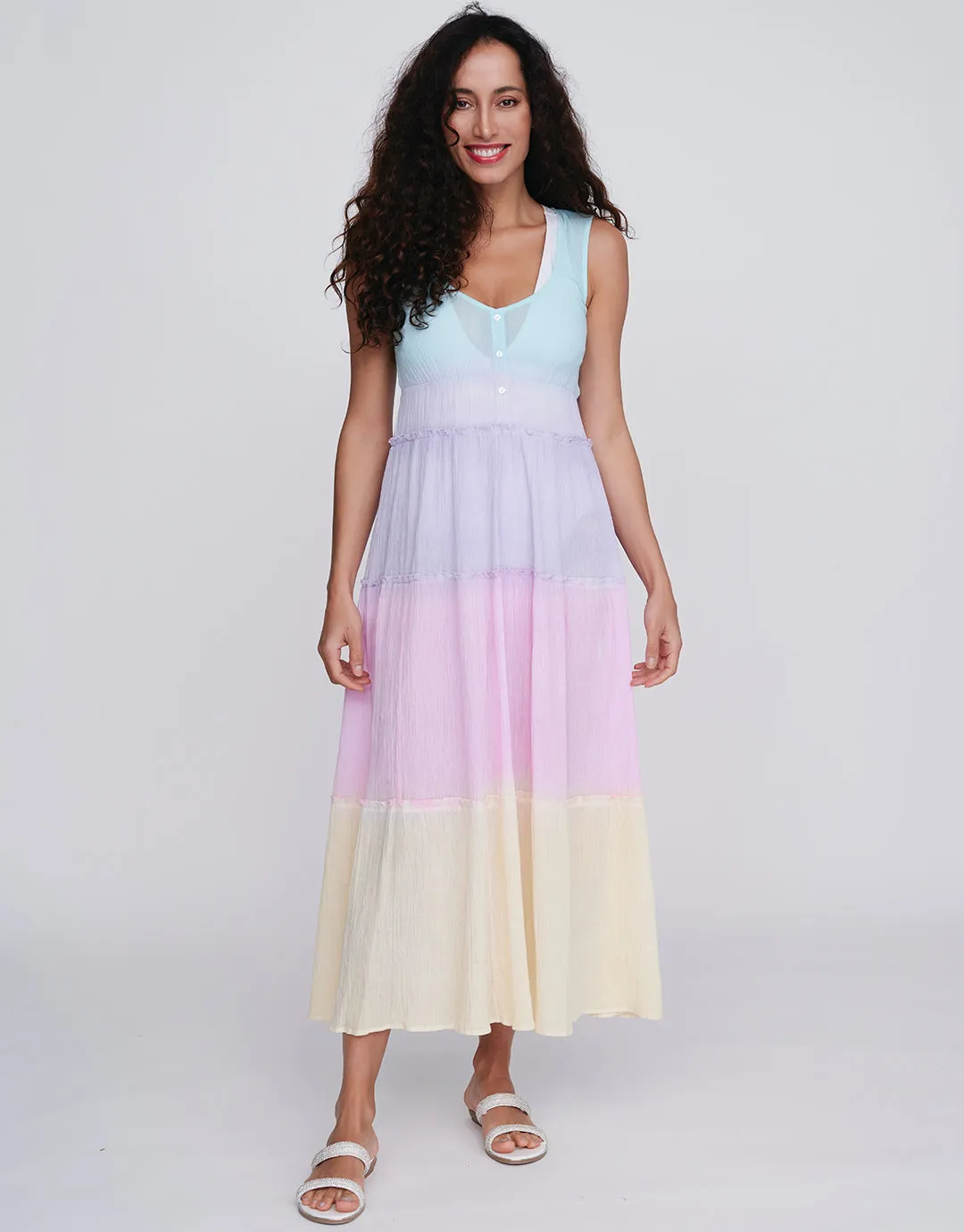 Biarritz Maxi Dress - Pastels