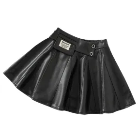 Black Leather Skirt