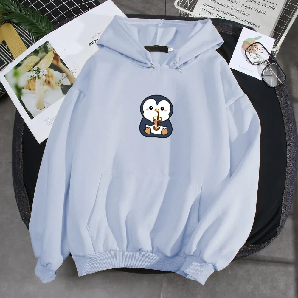 Boba Lovin Penguin Soft Hoodie