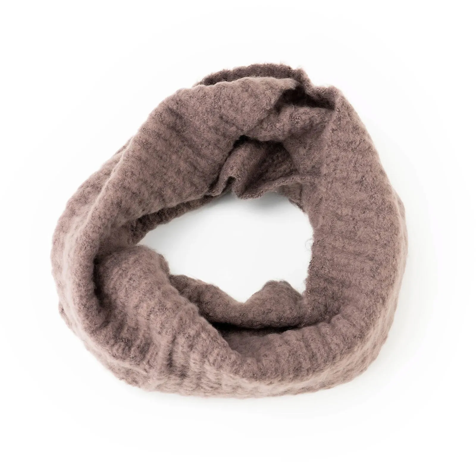 BRITTS KNITS INFINITY SCARF BERRY