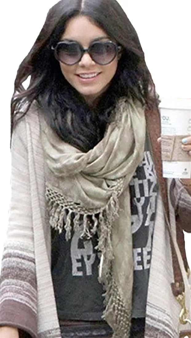 Brokedown Military Marble Scarf in Olive as seen on Vanessa Hudgens & Jessica Alba