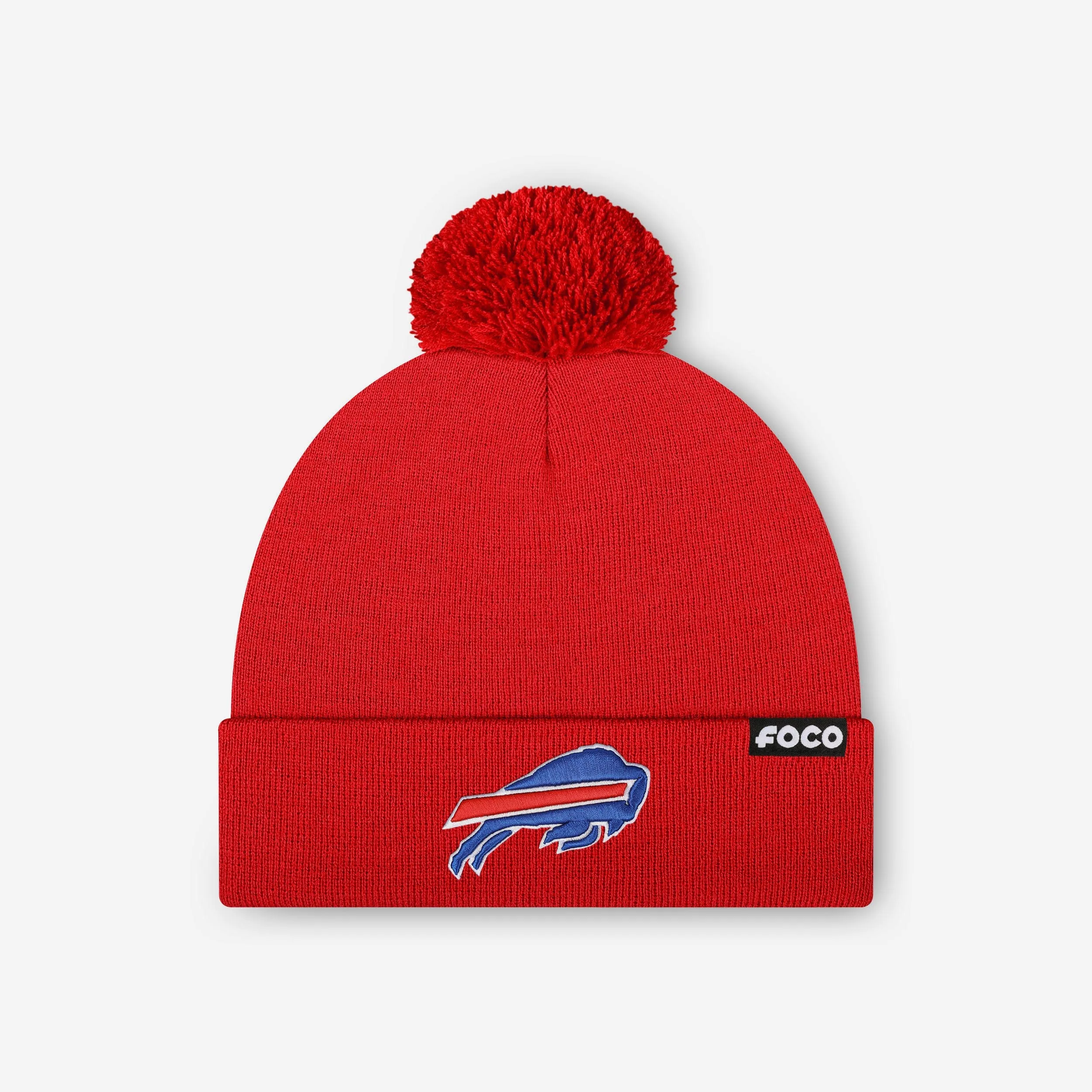 Buffalo Bills Basic Primary Logo Pom Beanie