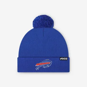 Buffalo Bills Basic Primary Logo Pom Beanie