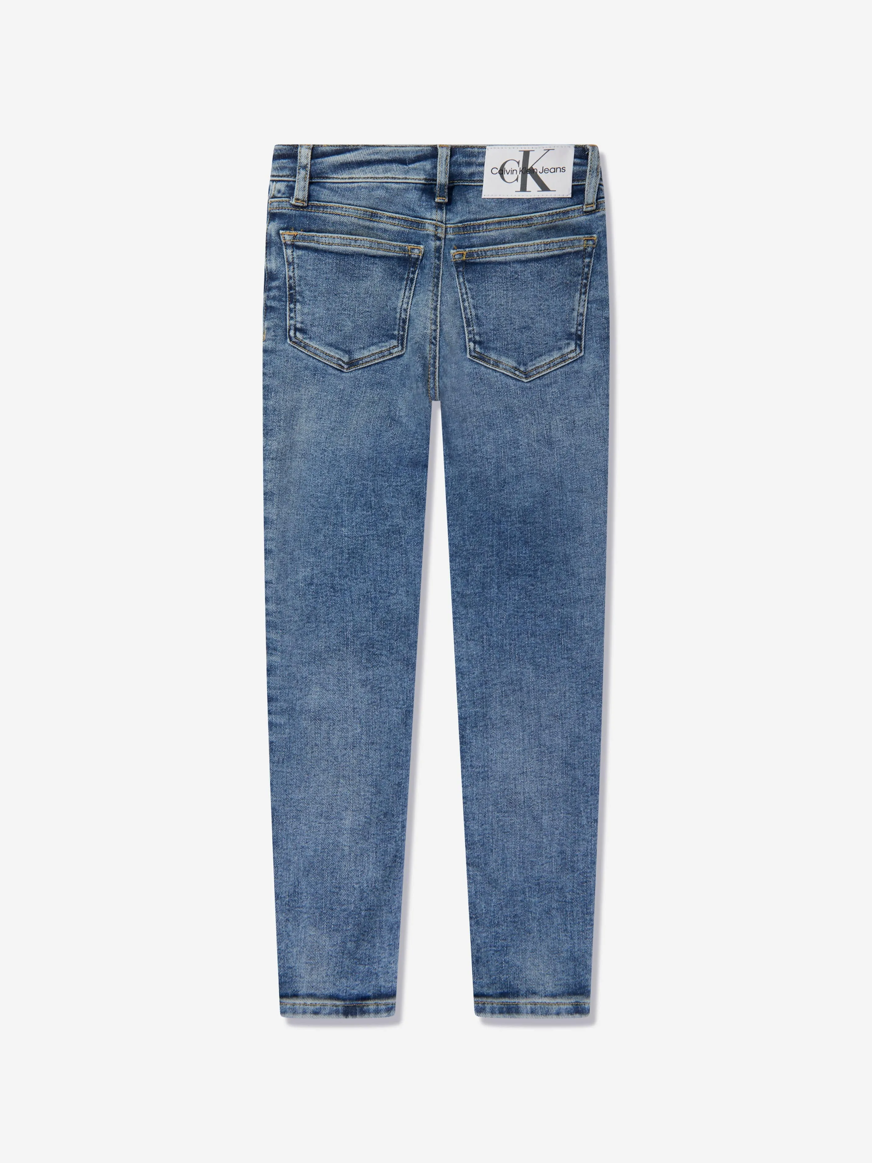 Calvin Klein Girls Mr Skinny Jeans in Blue