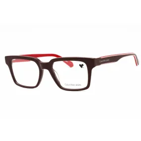 Calvin Klein Jeans Men's Eyeglasses - Burgundy Full Rim Acetate Frame | CKJ22647 603