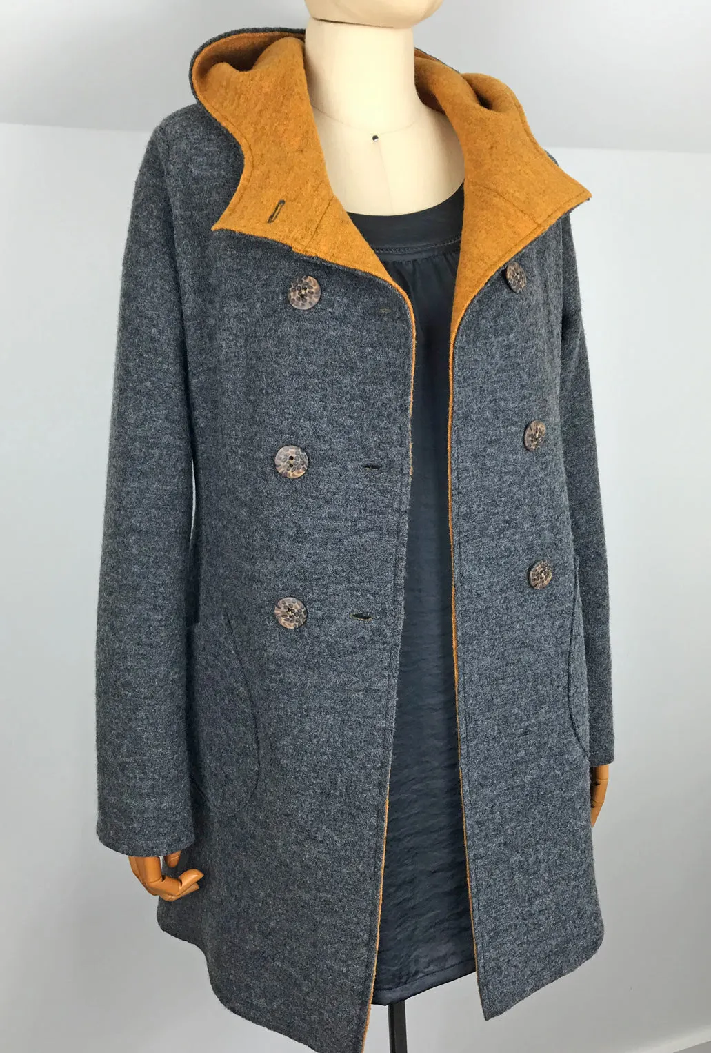 CAR COAT · charcoal