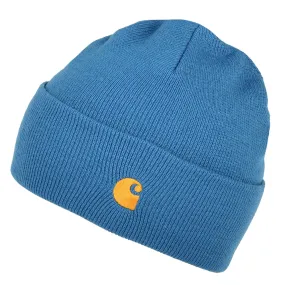 Carhartt WIP Hats Chase Cuffed Beanie Hat - Blue