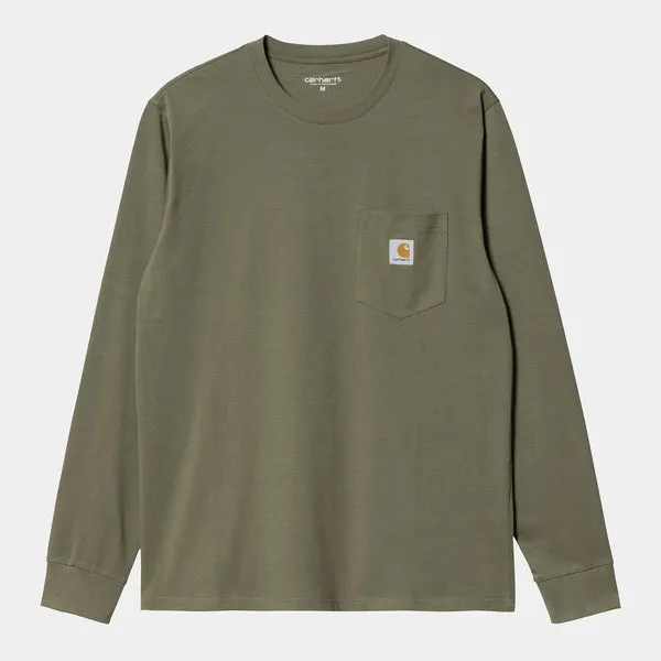 Carhartt WIP LS Pocket T-shirt - Seaweed