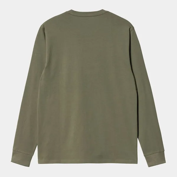 Carhartt WIP LS Pocket T-shirt - Seaweed