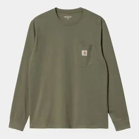 Carhartt WIP LS Pocket T-shirt - Seaweed