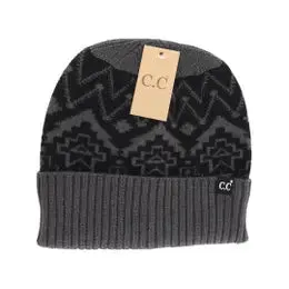 C.C. Beanie Unisex Cuffed Southwestern