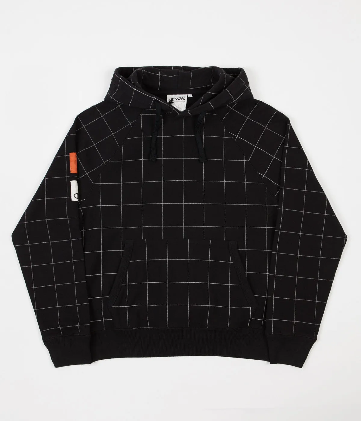 Champion x Wood Wood Judd Hoodie - Black Check