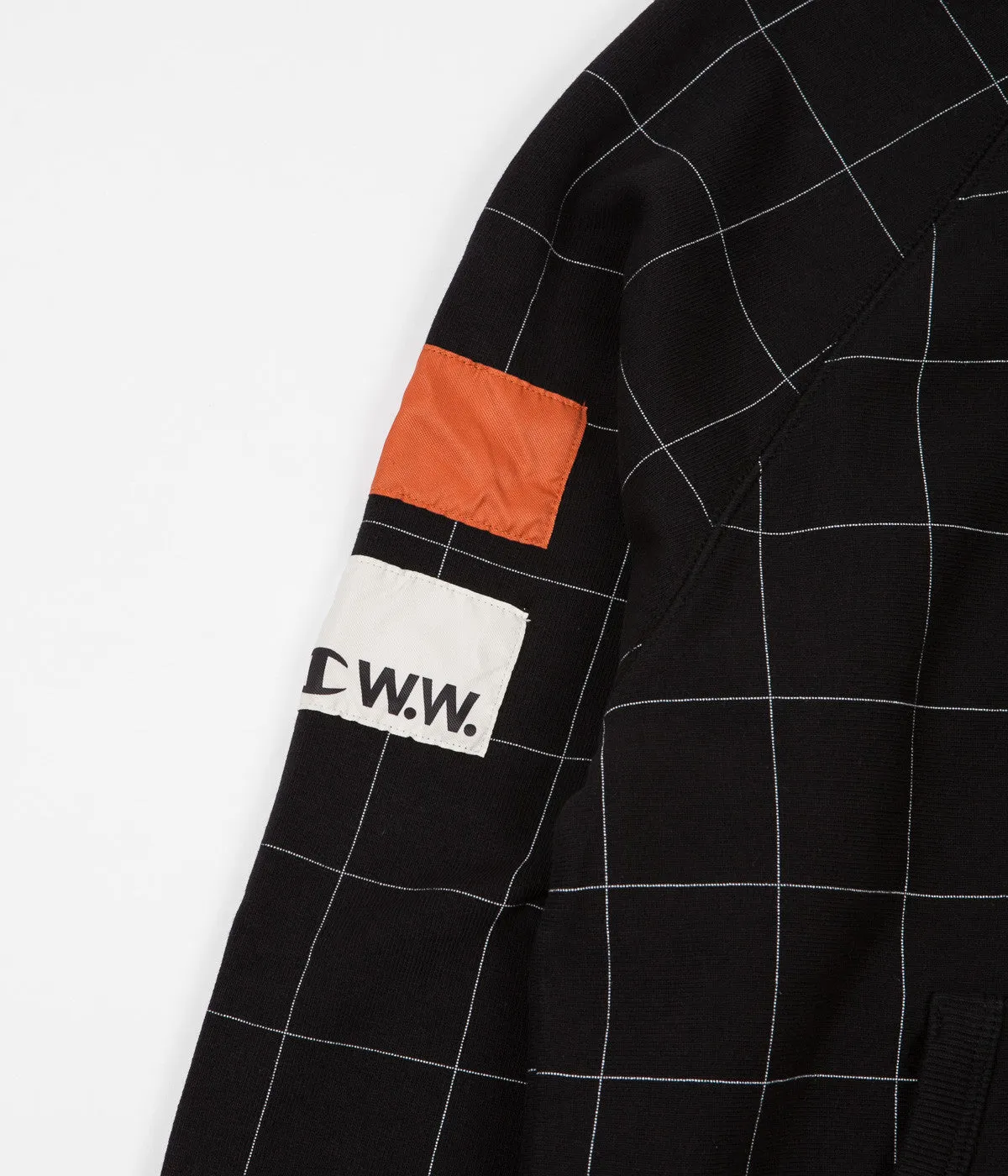 Champion x Wood Wood Judd Hoodie - Black Check