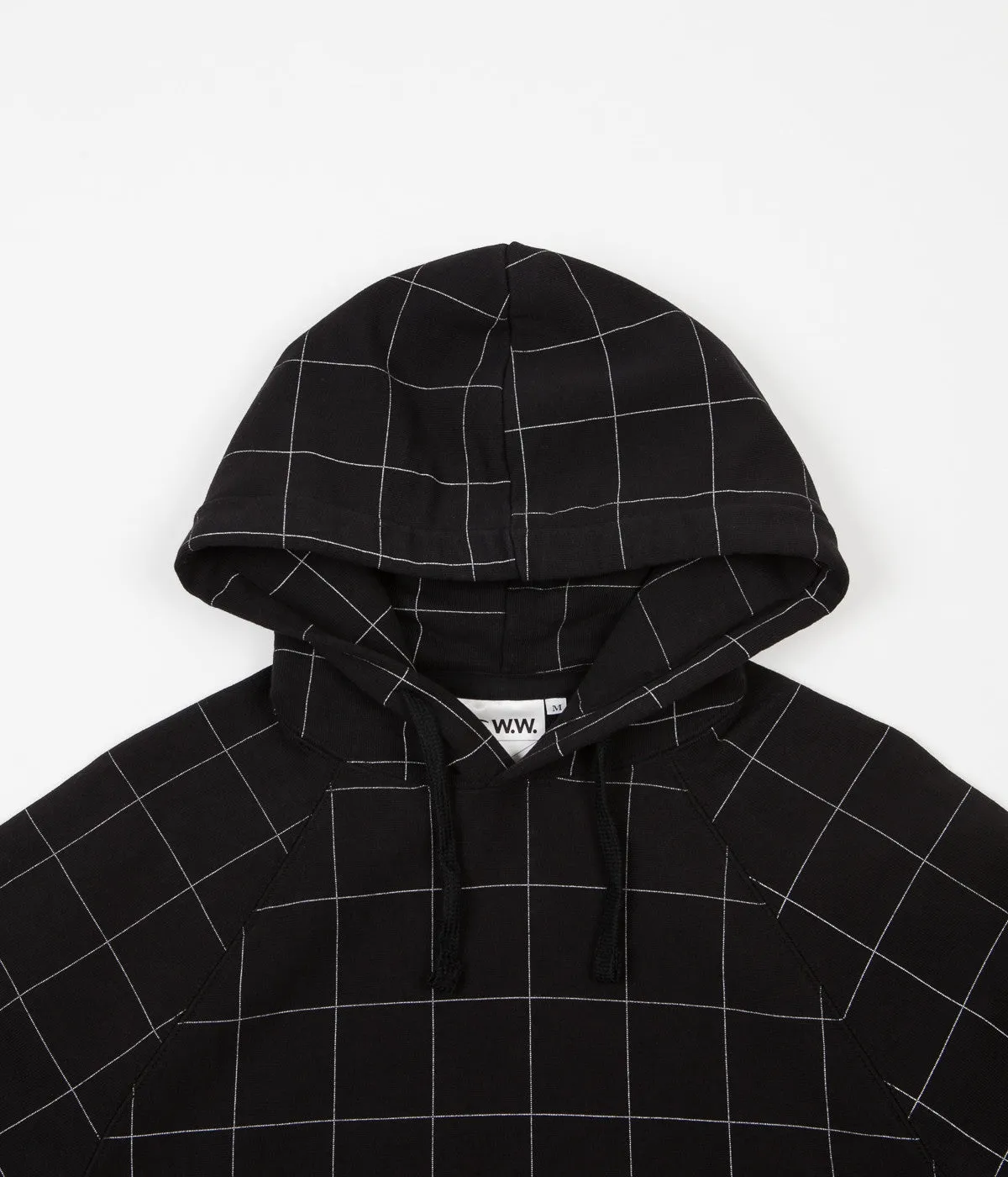 Champion x Wood Wood Judd Hoodie - Black Check