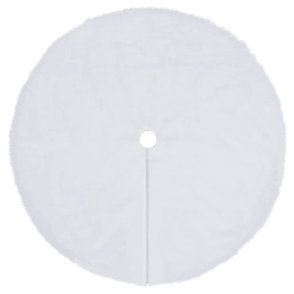 Christmas Tree Skirt White 150 cm Faux