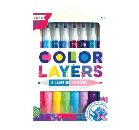 Color Layers Layering Markers 8 pk