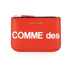 Comme Des Garcons Wallet huge logo pouch