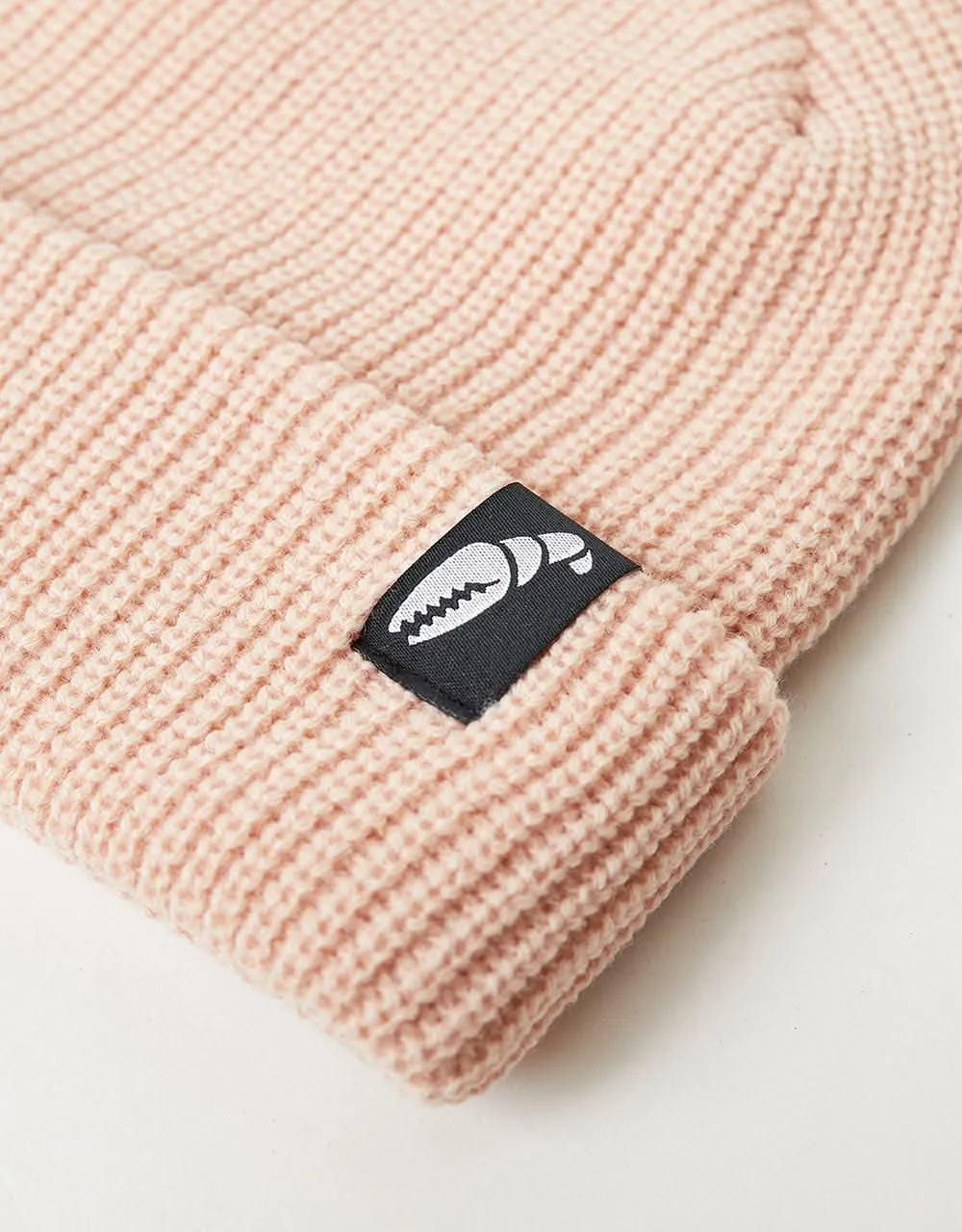 Crab Grab Claw Label Beanie - Soft Pink