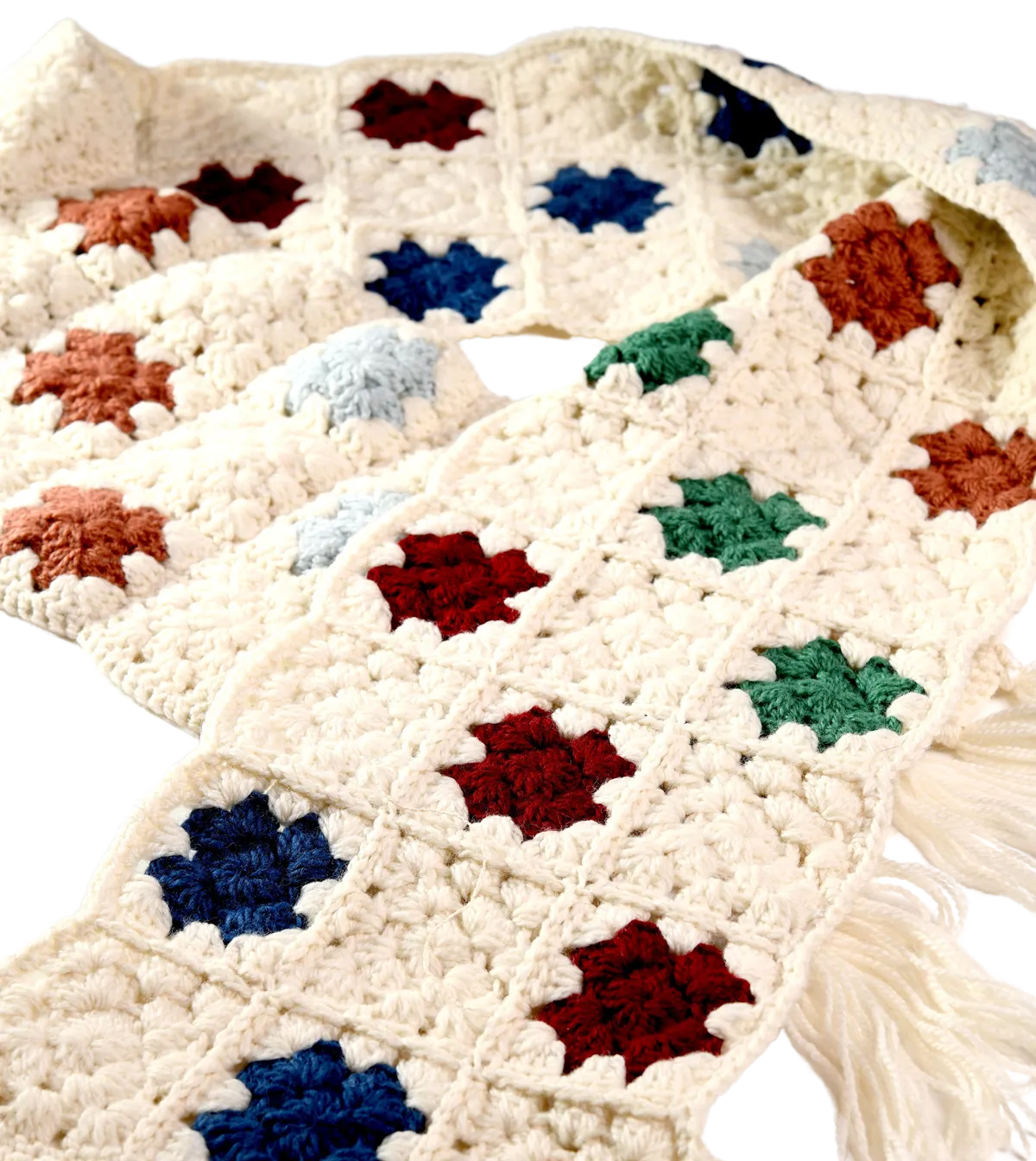 Crochet Patch Scarf