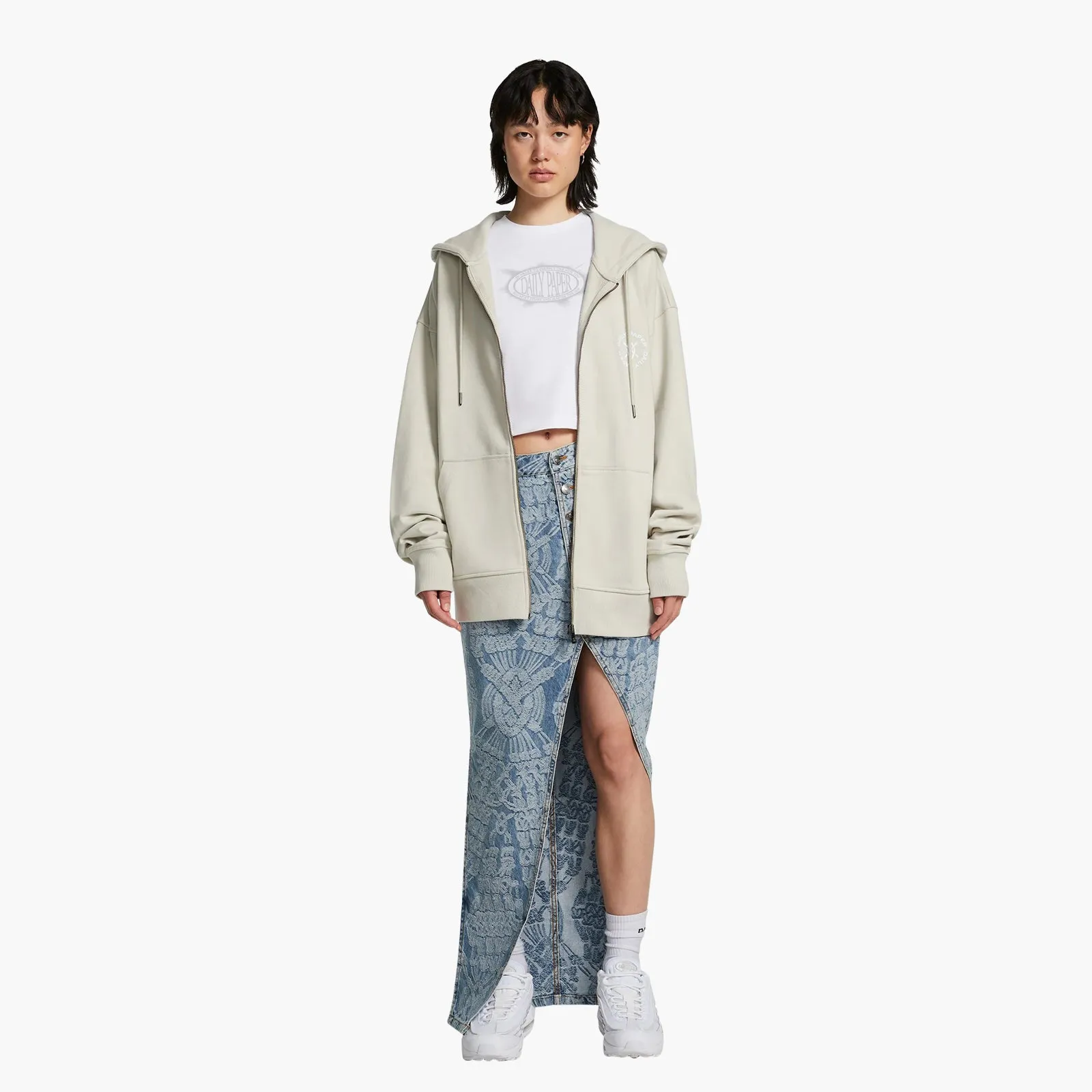 Daily Paper Settle Macrame Denim Skirt