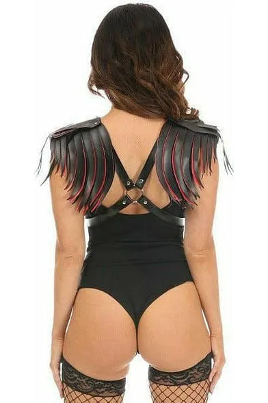 Daisy Corsets Vegan Leather Body Harness w/Fringe