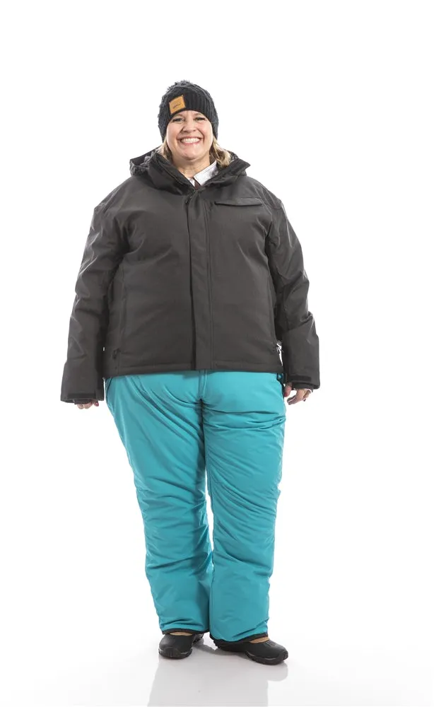 Dakota Plus Size Insulated Board Jacket | 21-2204 | Black Denim