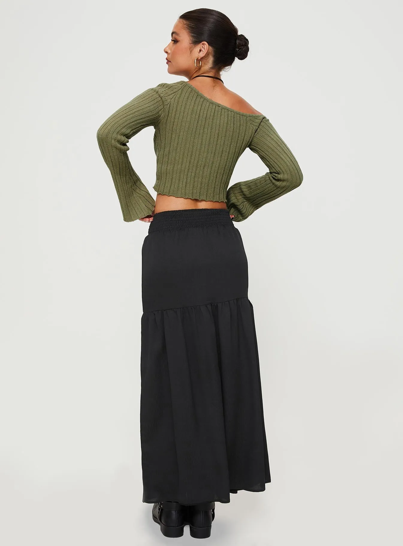 Dion Maxi Skirt Black