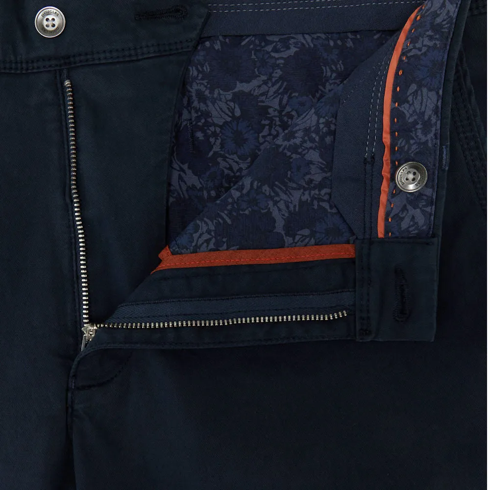 Douglas Preston Navy Blue Chinos^