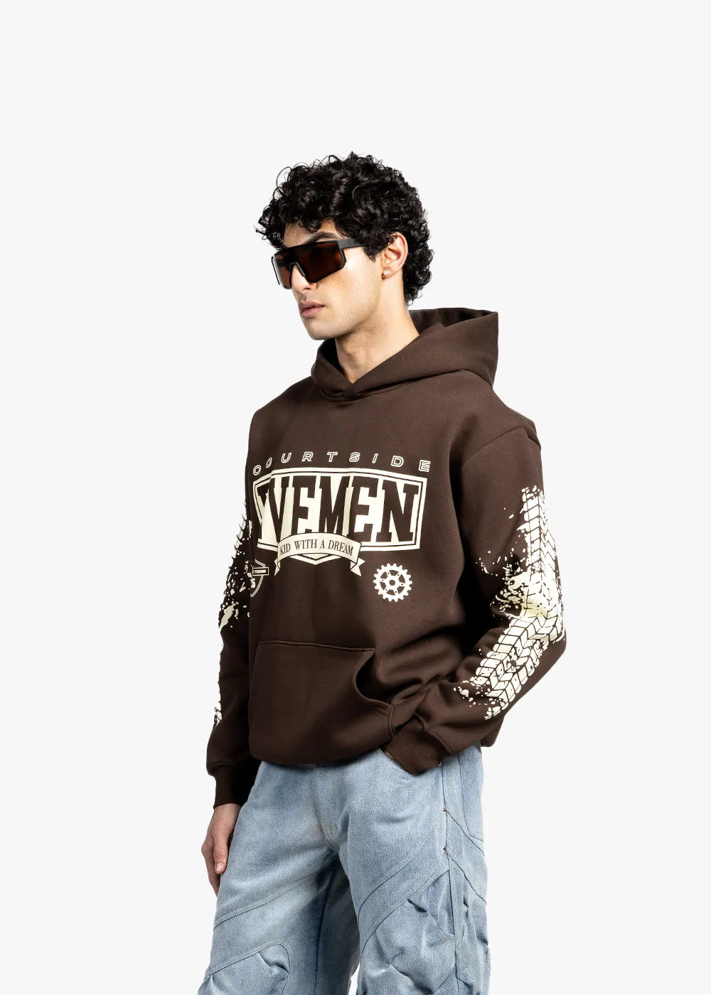 DRIFT HOODIE - BROWN