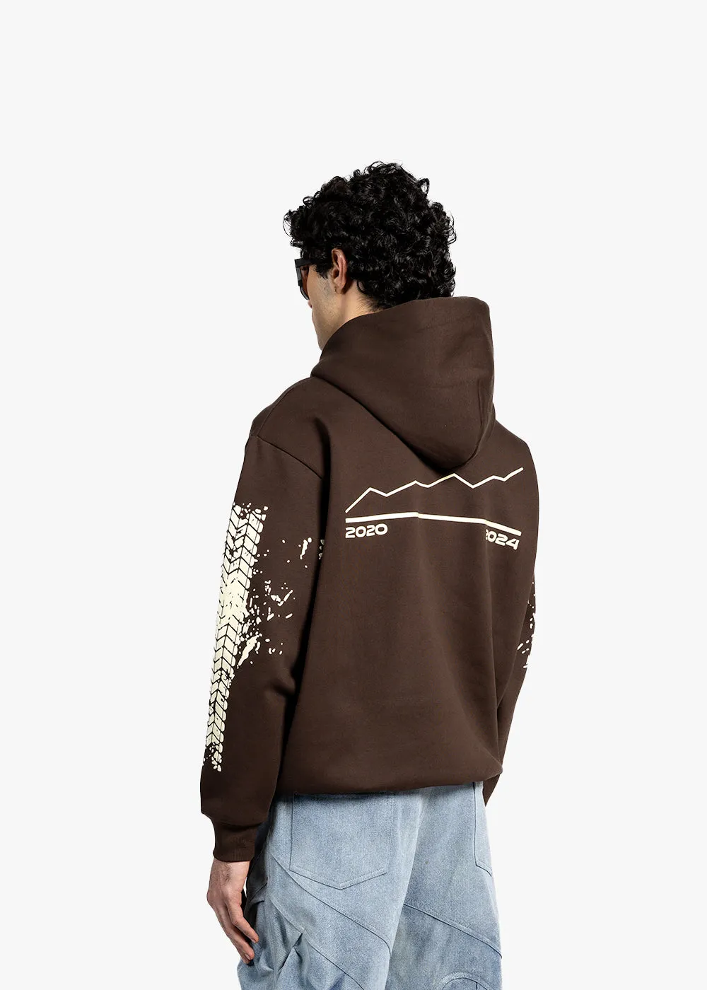 DRIFT HOODIE - BROWN