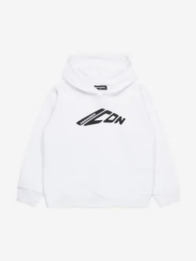 Dsquared2 Kids Icon Logo Hoodie in White