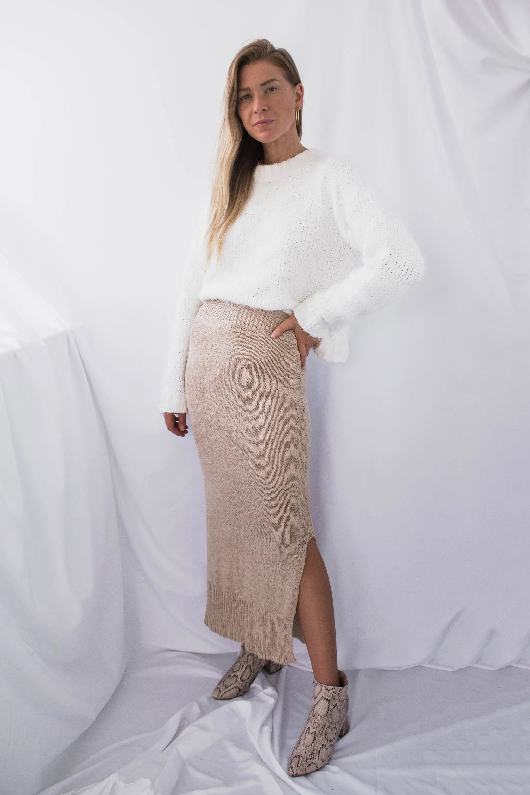 Edgemont Knit Midi Skirt