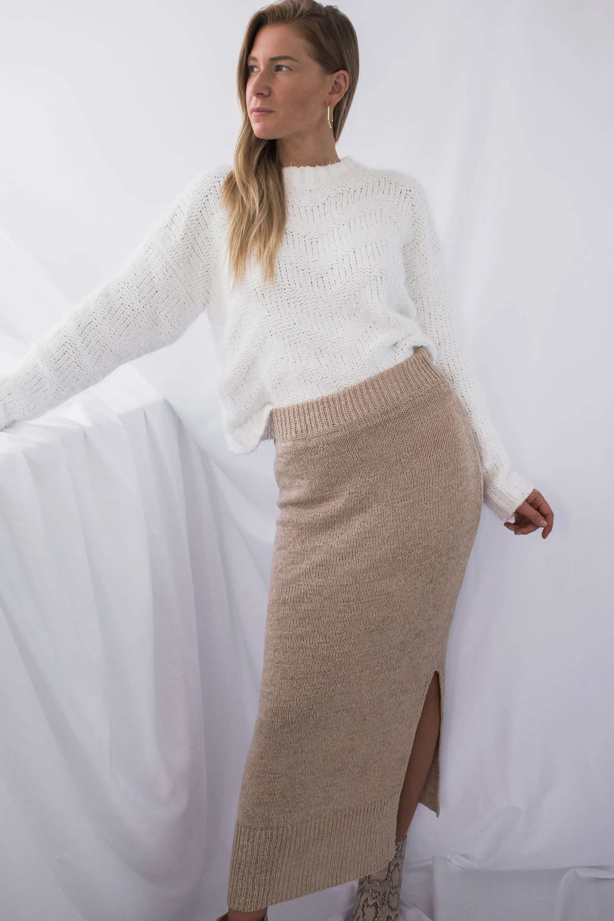 Edgemont Knit Midi Skirt