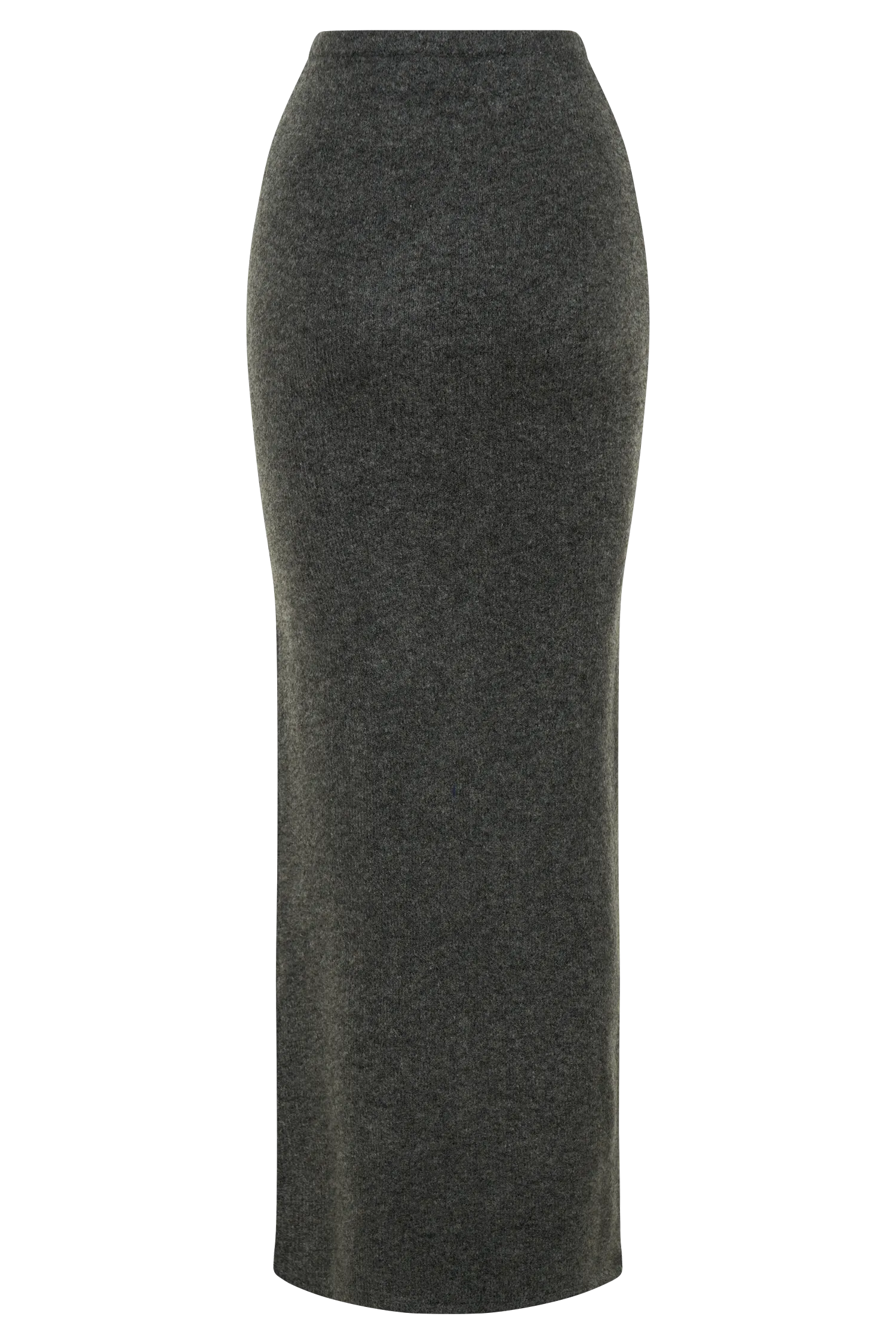 Elise Knit Maxi Skirt - Charcoal Marle