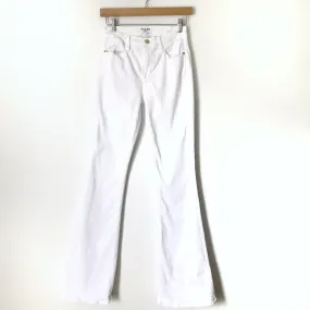 Frame Denim White Flare Jeans- Size 26 (Inseam 33 1/2”)