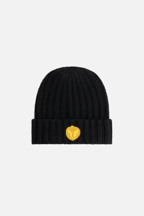 GOLD ICON RIB BEANIE