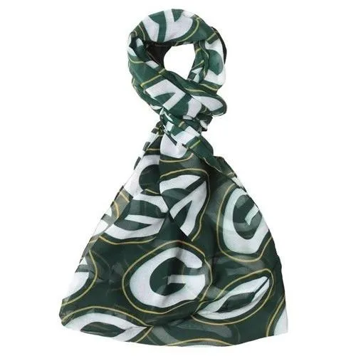 Green Bay Packers NFL Team Logo Womens Infinity Scarf