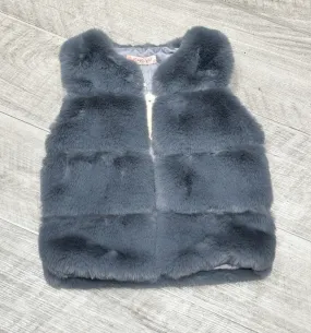 Grey Emmie Faux Fur Gilet