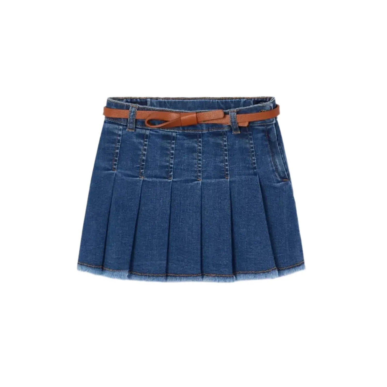 G's Denim Skirt with Belt