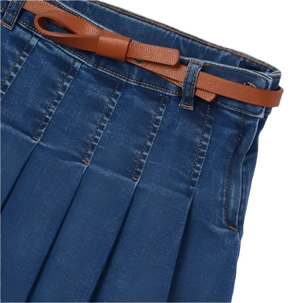 G's Denim Skirt with Belt